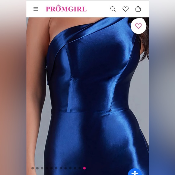 BRAND NEW NEVER WORN Prom Girl One Sleeve Gown with Cape. Size 0 - Picture 3 of 3